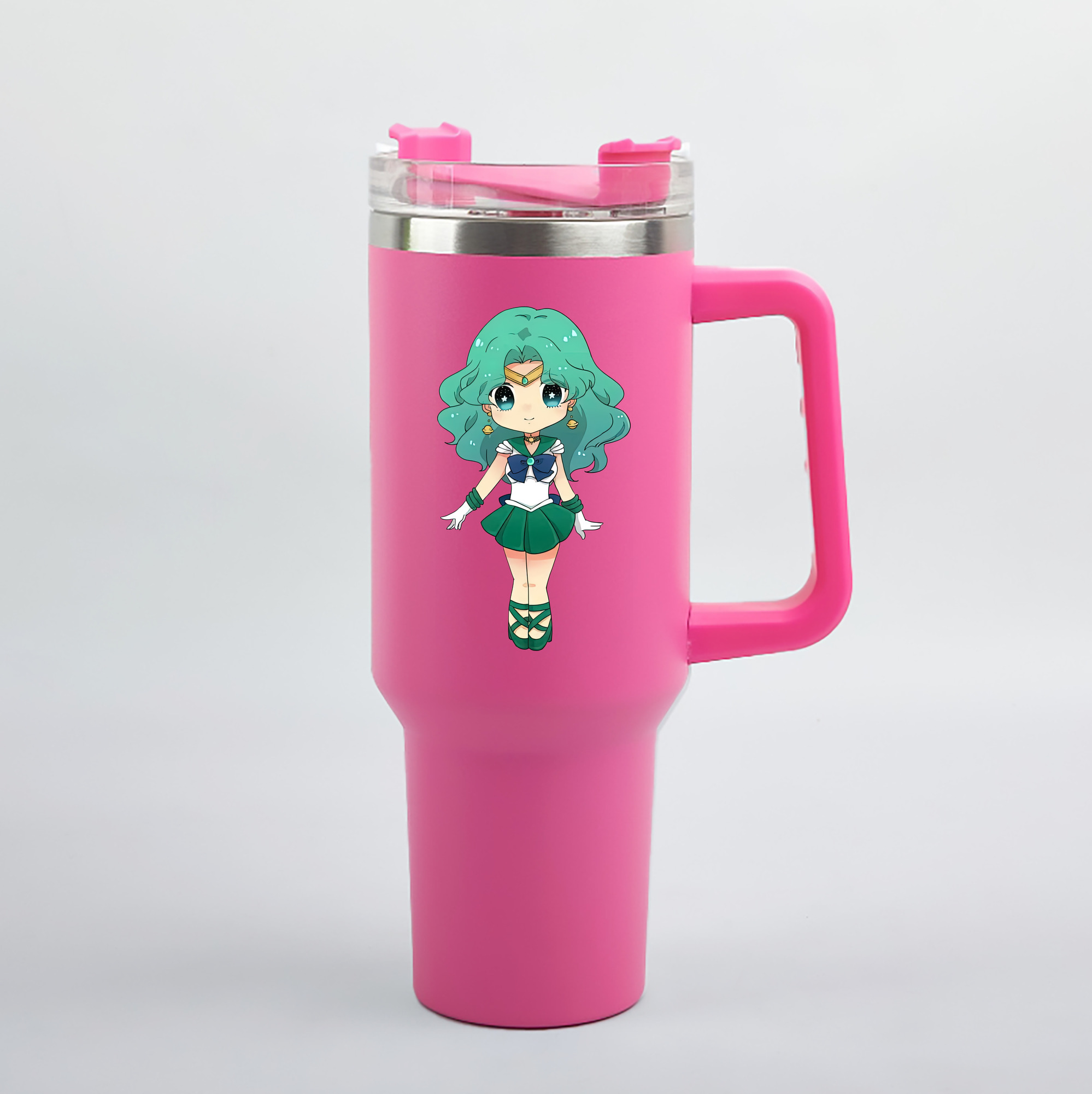 （画像用） 美少女戦士セーラームーン 海王 みちる（かいおう みちる） Sailor Moon Kaiou Michiru 1200mL車用タンブラー（カラープリント）